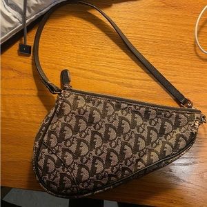 Authentic vintage dior saddle mini